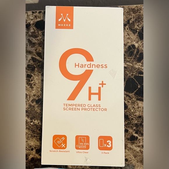 Other - Screen Protectors Tempered Glass Pack of 3 NWT